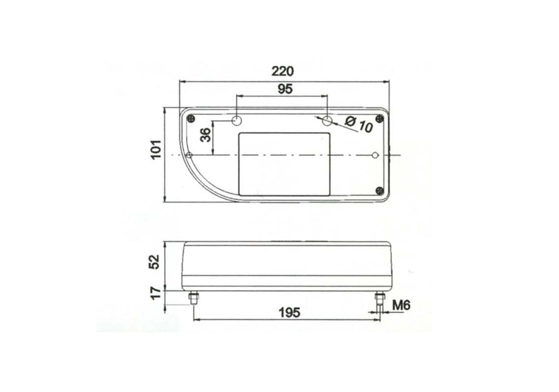 FEU JOKON DROIT 6 FONCTIONS SPÉCIAL VÉHICULES HAYON